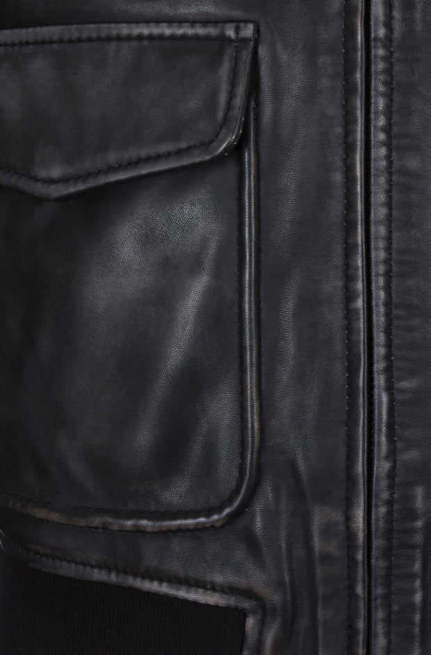 Harry Bomber Jacket - ZOQ Leather