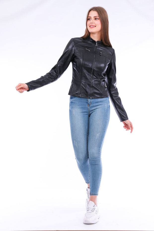 Venici Leather Biker Jacket - ZOQ Leather