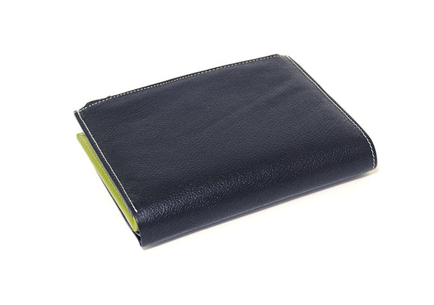 ZOQ Women’s Leather Wallet – Elegant Two-Tone Bifold | Slim & Stylish Card Holder - ZOQ Leather