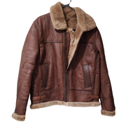 Real Leather Pilot Aviator Bomber Jacket - ZOQ Leather