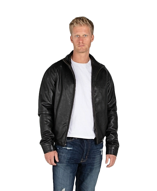 Classic Men's Lambskin Leather Jacket - ZOQ Leather