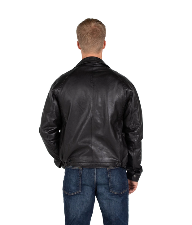 Classic Men's Lambskin Leather Jacket - ZOQ Leather