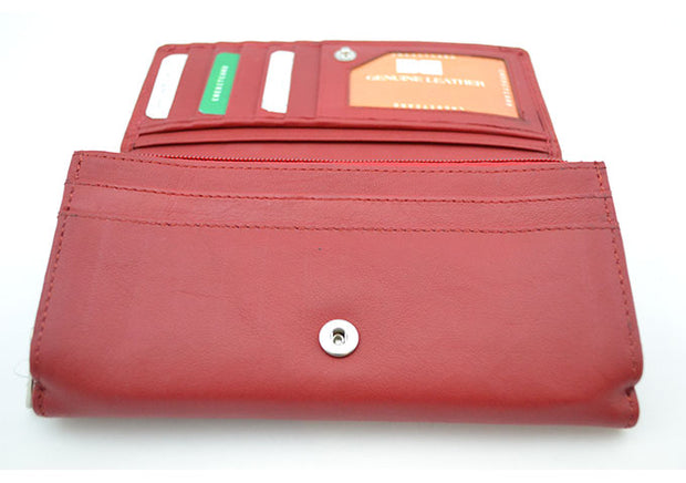 ZOQ Genuine Leather Women’s Wallet – Elegant & Spacious Long Clutch with Multiple Card Slots, Secure Zipper Pocket & Premium Craftsmanship | Handmade by ZOQ Leathers - ZOQ Leather