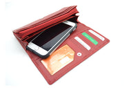 ZOQ Genuine Leather Women’s Wallet – Elegant & Spacious Long Clutch with Multiple Card Slots, Secure Zipper Pocket & Premium Craftsmanship | Handmade by ZOQ Leathers - ZOQ Leather