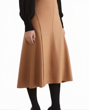 Leather Skirt, Women's Maxi Suede Leather skirts, Leather Skirts - ZOQ Leather