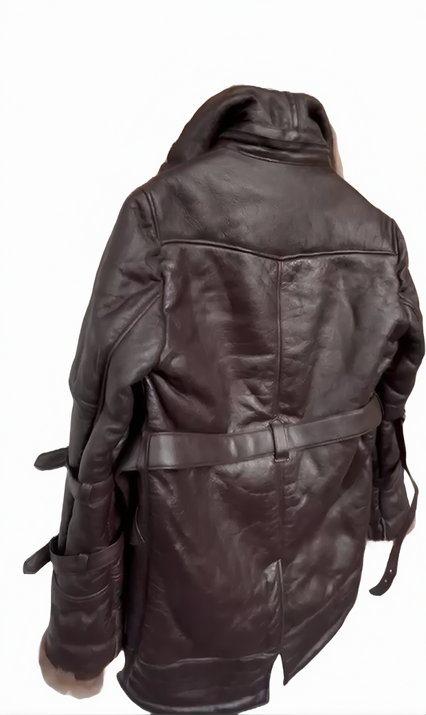 Men's Shearling Leather Aviator Jacket – Timeless Warmth & Style - ZOQ Leather