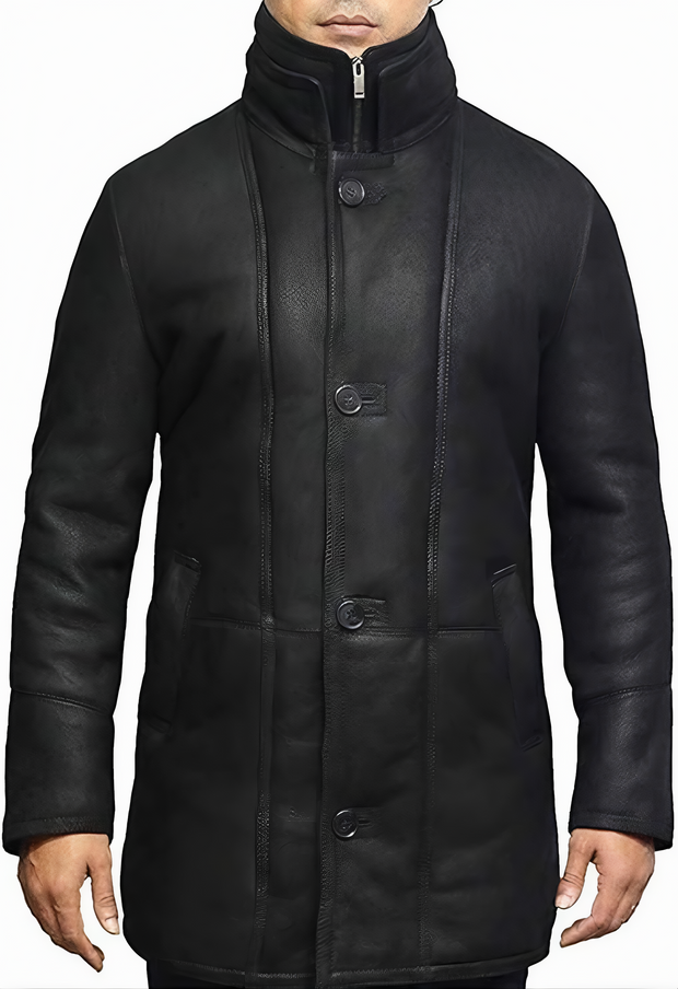 Men's Waterproof Duffle Trench Coat – Classic Hooded Raincoat for Fall & Winter, Windproof, Lightweight, with Zippered Pockets – Casual & Outdoor Wear - ZOQ Leather