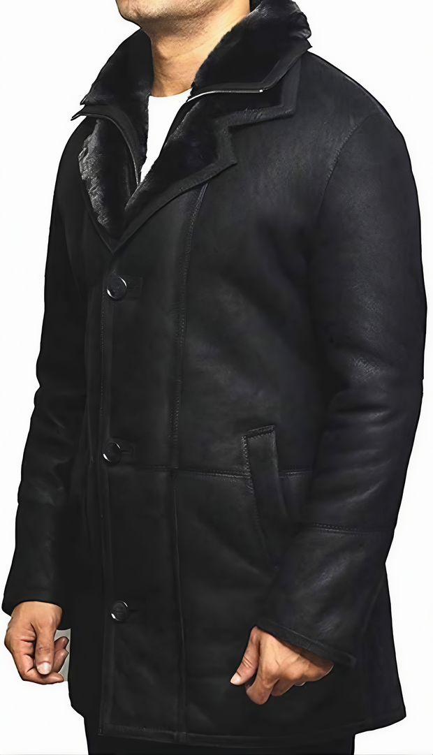 Men's Waterproof Duffle Trench Coat – Classic Hooded Raincoat for Fall & Winter, Windproof, Lightweight, with Zippered Pockets – Casual & Outdoor Wear - ZOQ Leather