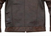 Men's Vintage Brown Leather Biker Jacket - ZOQ Leather