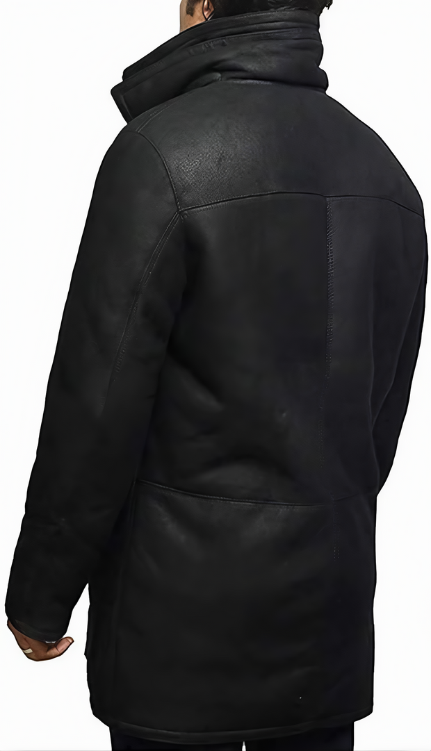 Men's Waterproof Duffle Trench Coat – Classic Hooded Raincoat for Fall & Winter, Windproof, Lightweight, with Zippered Pockets – Casual & Outdoor Wear - ZOQ Leather