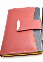 ZOQ Women’s Leather Wallet – Elegant Two-Tone Bifold | Slim & Stylish Card Holder - ZOQ Leather