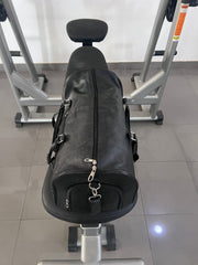 Black Leather Gym Duffle Bag – Luxury Travel & Weekender Bag for Men & Women" - ZOQ Leather