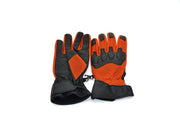 Mesh Orange Gloves - ZOQ Leather