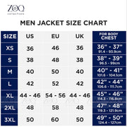 Men's Leather Jacket with Sheepskin Fur Shearling in Black leather with Black fur - ZOQ Leather