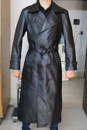 Women's Black Trench Coat - Classic and Sophisticated Outerwear for Fall and Winter - ZOQ Leather