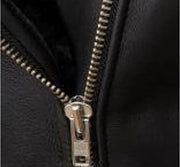 Women Lambskin Soft Real Leather Jacket Motorcycle Black Slim Fit Biker Jacket - ZOQ Leather